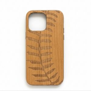 Wood Phone Case For iPhone 14 Pro Max 6.7" Baseball Sport